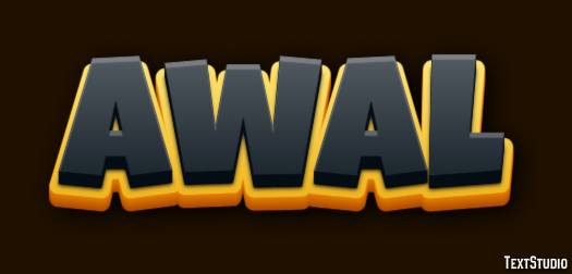 Awal Text effect