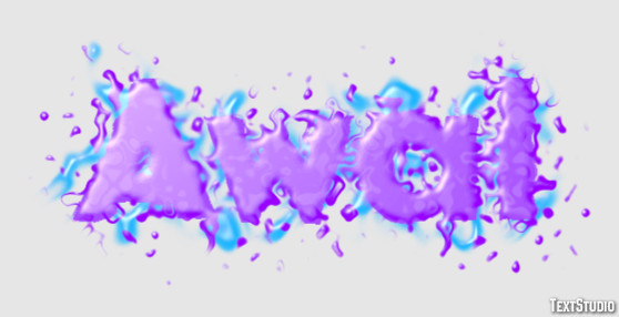 Awal Text effect