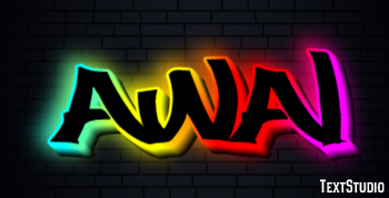 Awal Text effect