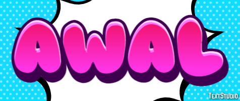 Awal Text effect