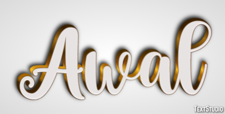 Awal Text effect