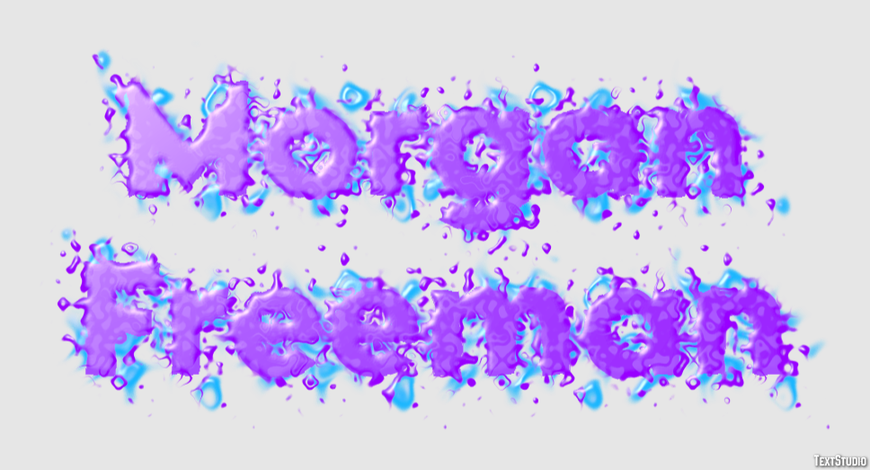 Morgan Freeman Effet de Texte