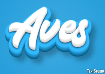 Aves Texteffekt