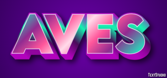 Aves Texteffekt