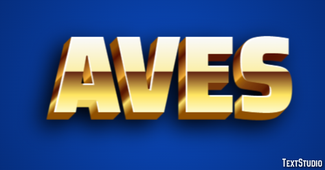 Aves Texteffekt