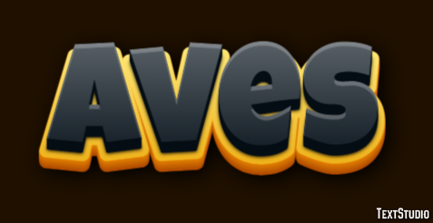 Aves Texteffekt