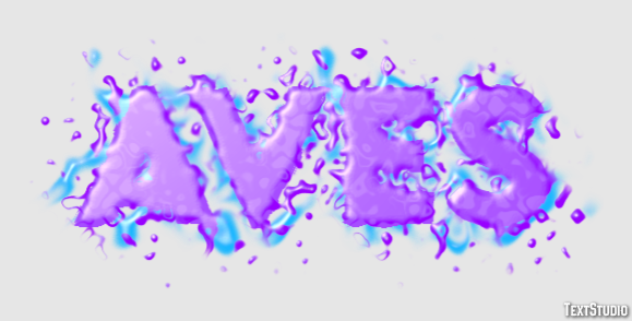 Aves Texteffekt