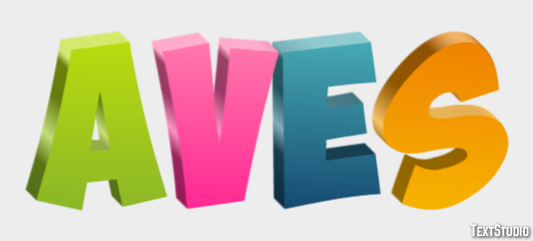 Aves Texteffekt