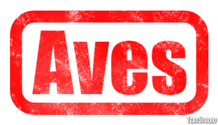 Aves Texteffekt