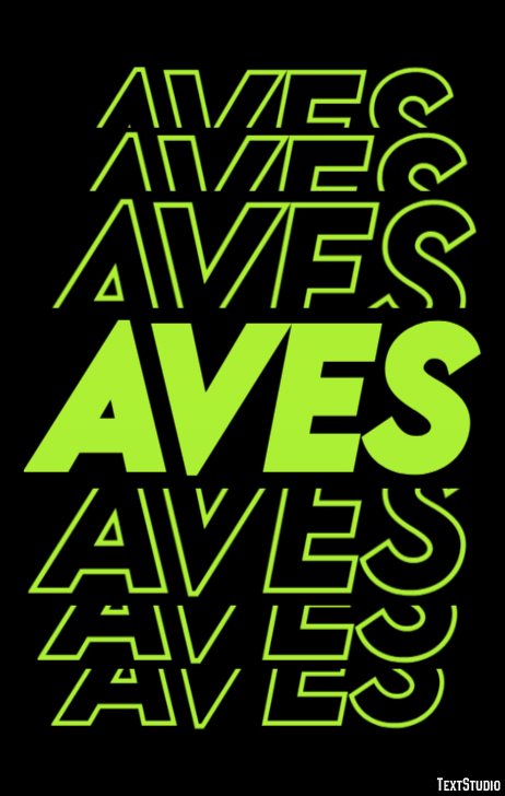 Aves Texteffekt