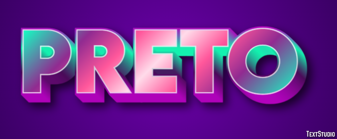 Preto Text Effect
