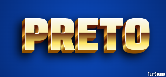 Preto Efecto de Texto