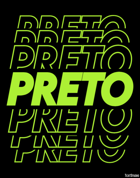 Preto Text Effect