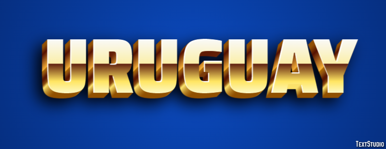Uruguay テキスト効果