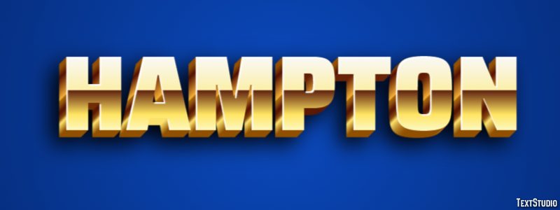 Hampton Tekst Effect