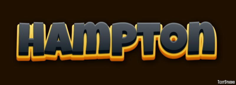 Hampton Tekst Effect