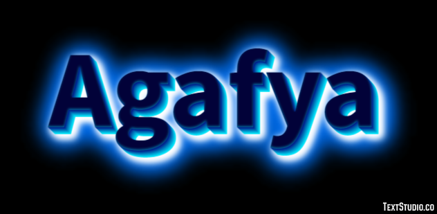 Agafya Text Effect