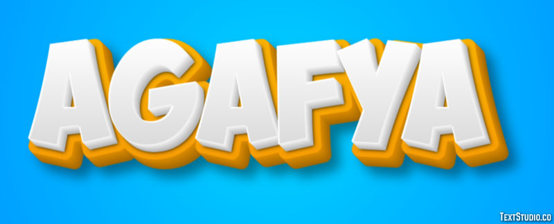 Agafya Text Effect