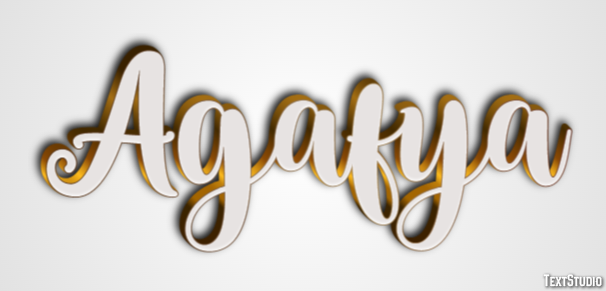Agafya Text Effect