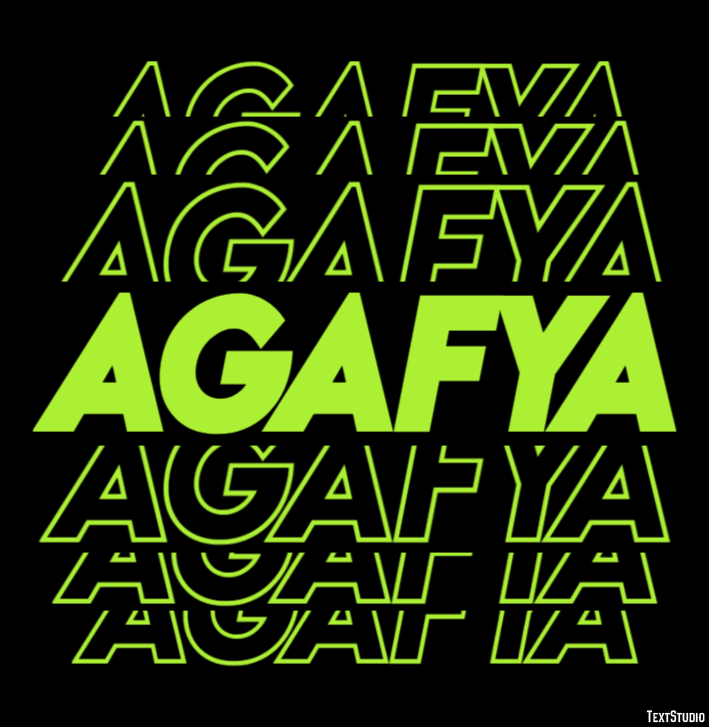 Agafya Efekt tekstowy