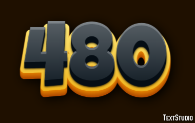 480 Effetto testo