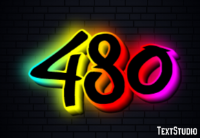 480 Effetto testo