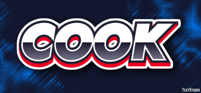 Cook Texteffekt