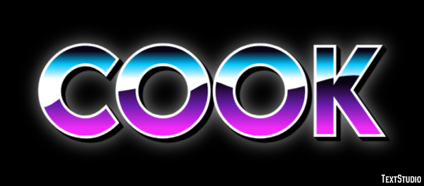 Cook Text Effect