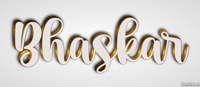 Bhaskar Text Effect