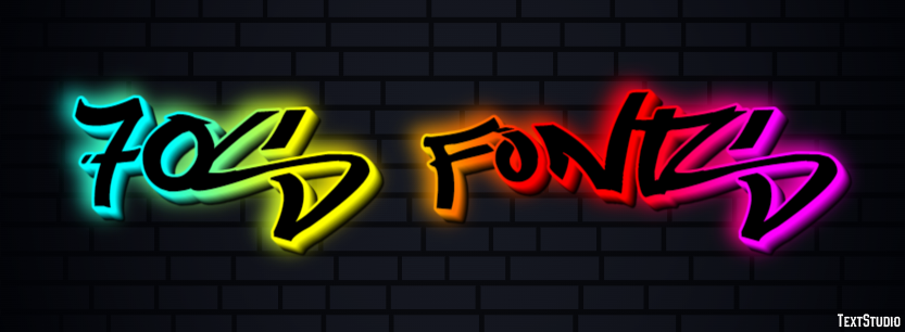 70s Fonts Text Effect