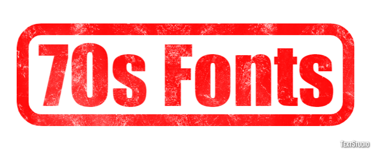 70s Fonts Text Effect