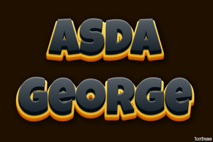 Asda George Effetto testo