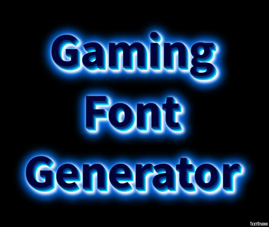 Gaming Font Generator Effetto testo
