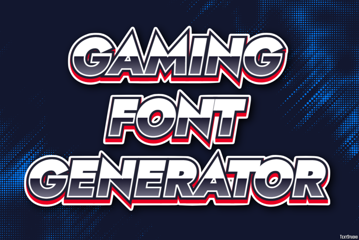 Gaming Font Generator Effetto testo
