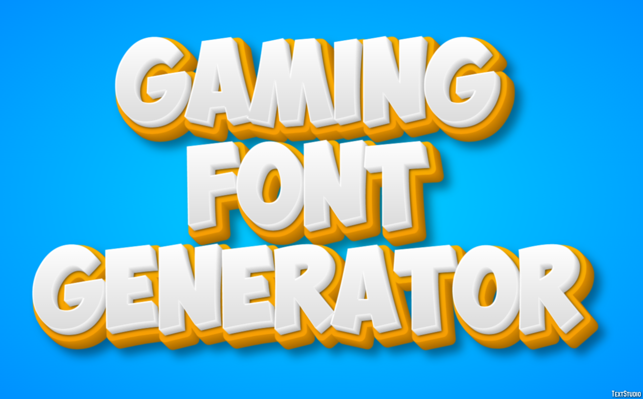 Gaming Font Generator テキスト効果