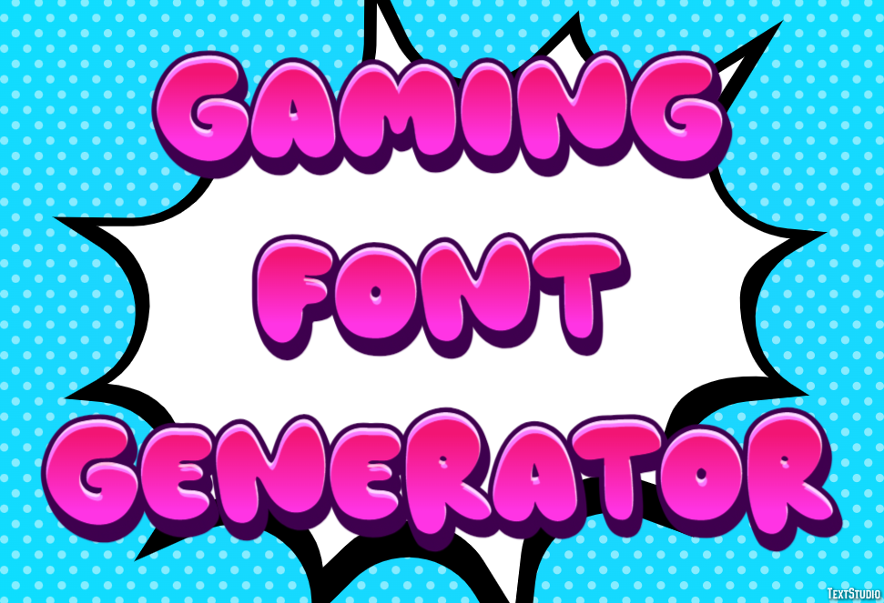 Gaming Font Generator Effetto testo