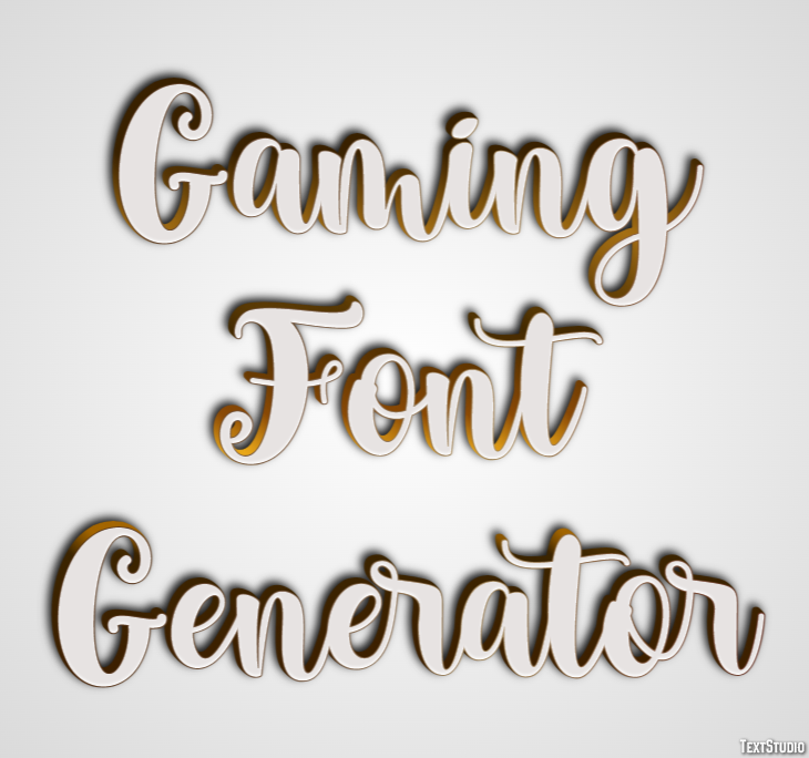 Gaming Font Generator テキスト効果