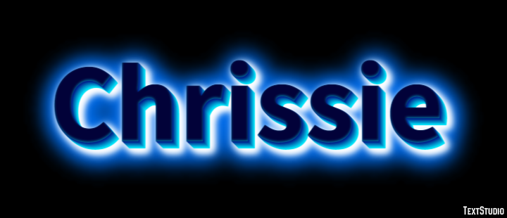 Chrissie Text effect