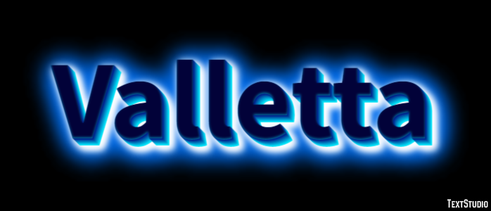 Valletta Tekst Effect