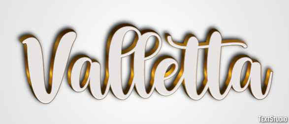 Valletta Texteffekt
