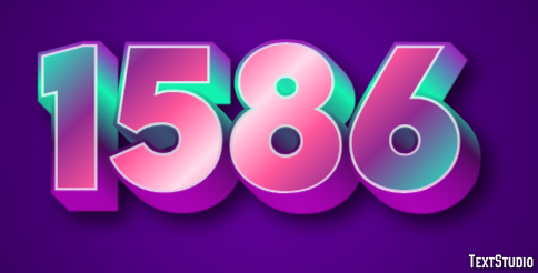 1586 Эффект текста