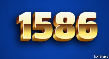 1586 テキスト効果