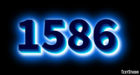 1586 Efecto de Texto