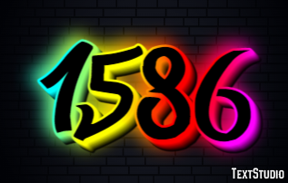 1586 Эффект текста