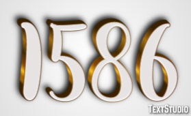 1586 テキスト効果