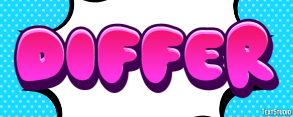 Differ Efeito de texto