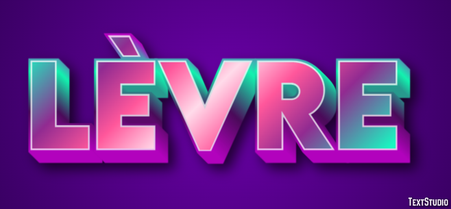 Lèvre Effet de texte