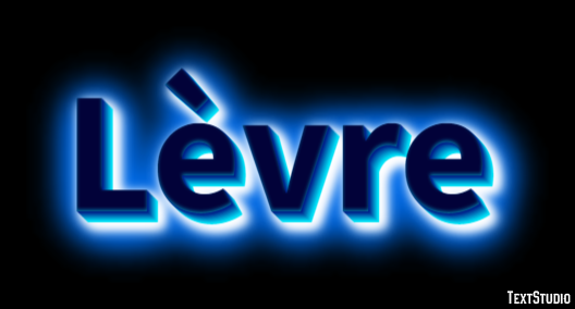 Lèvre Effet de texte