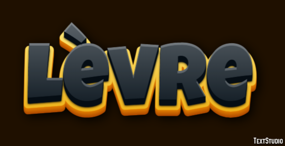 Lèvre Effet de texte