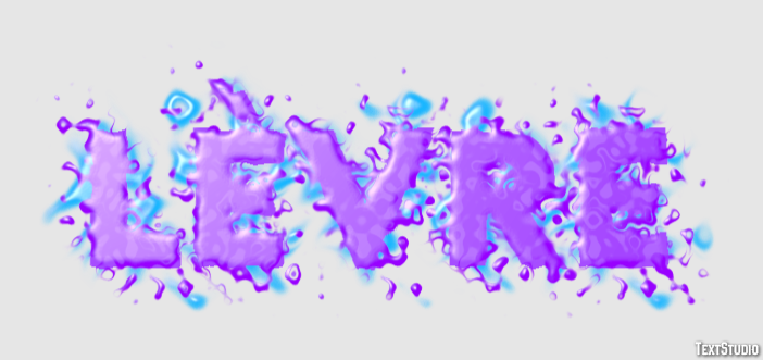 Lèvre Effet de texte